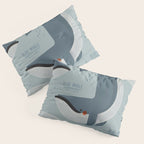 Blue Whale, Wildlife of Antarctica Pillow Sham Gallery Image 3