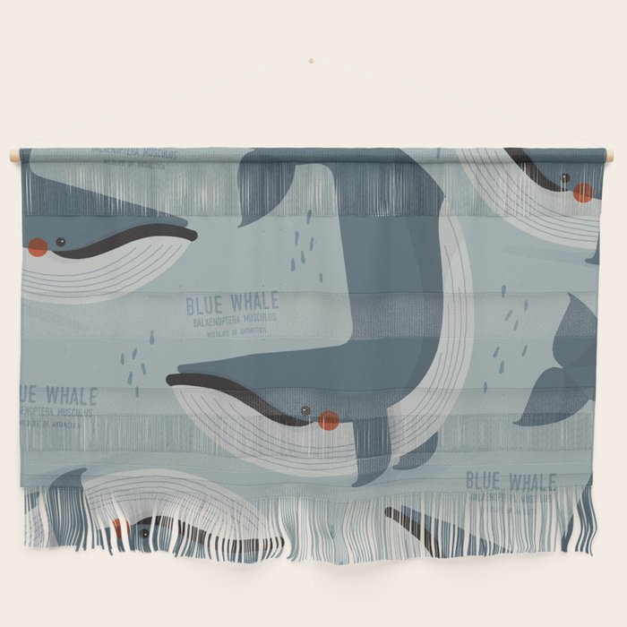 Blue Whale, Wildlife of Antarctica Wall Hanging Gallery Image 1
