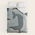 Blue Whale, Wildlife of Antarctica Comforter Gallery Image 6