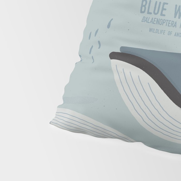 Blue Whale, Wildlife of Antarctica Pillow Sham Gallery Image 4