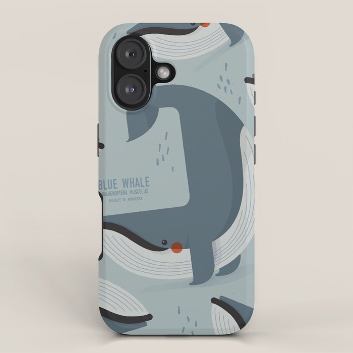 Blue Whale, Wildlife of Antarctica iPhone Case Gallery Image 1