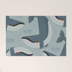 Blue Whale, Wildlife of Antarctica Welcome Mat Gallery Image 1