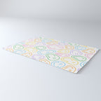 Colorful happy smiling face cartoon pattern Rug Gallery Image 3