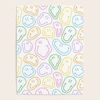 Colorful happy smiling face cartoon pattern Poster Gallery Image 4