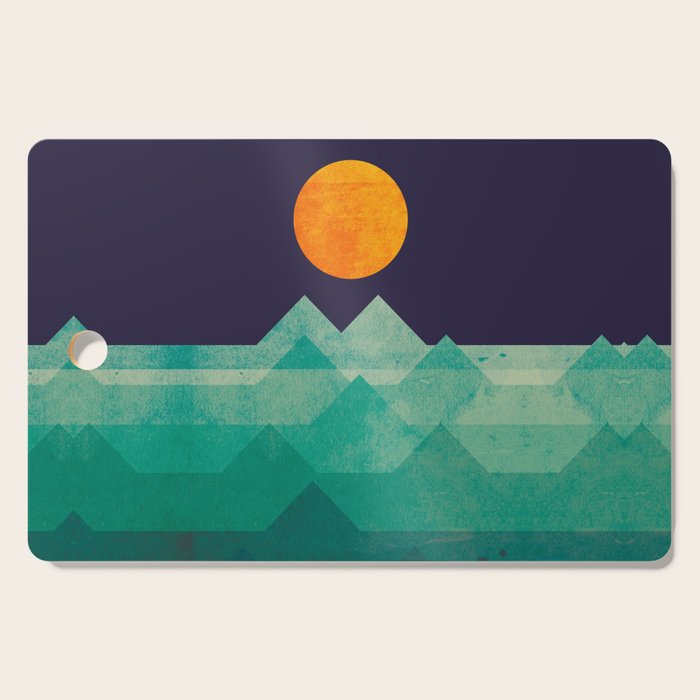 The ocean, the sea, the wave - night scene Cutting Board Gallery Image 1