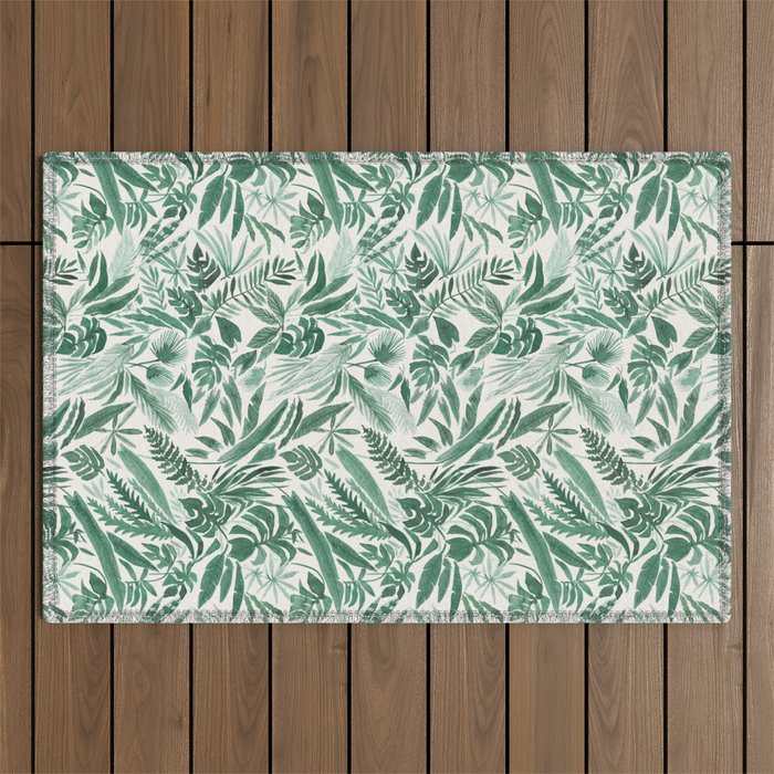 Tropical Palm Outdoor Rug Gallery Image 1