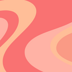 Peach Pink Abstract Trippy Dream Pattern Coffee Mug Gallery Image 2