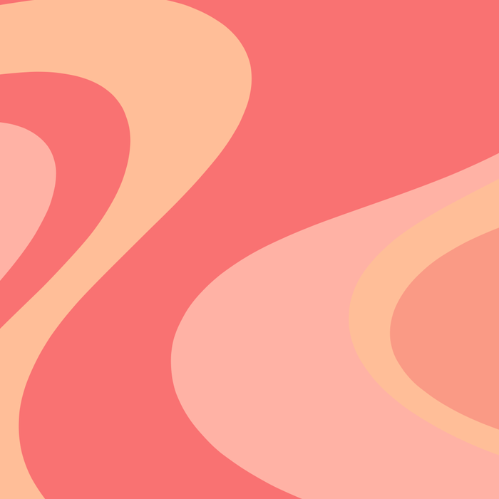 Peach Pink Abstract Trippy Dream Pattern Coffee Mug Gallery Image 2