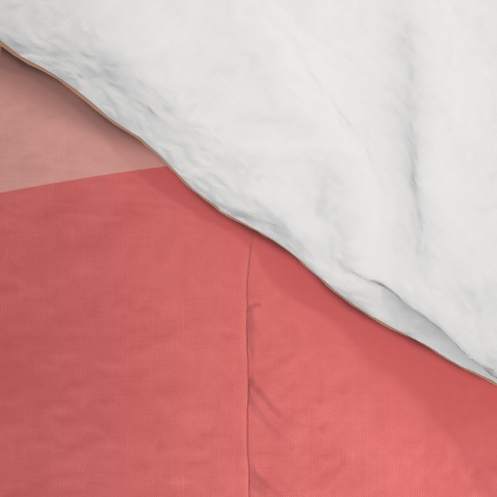 Peach Pink Abstract Trippy Dream Pattern Comforter Gallery Image 4