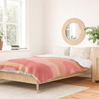 Peach Pink Abstract Trippy Dream Pattern Duvet Cover Gallery Image 2
