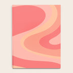 Peach Pink Abstract Trippy Dream Pattern Notebook Gallery Image 4