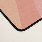 Peach Pink Abstract Trippy Dream Pattern Desk Mat Gallery Image 4