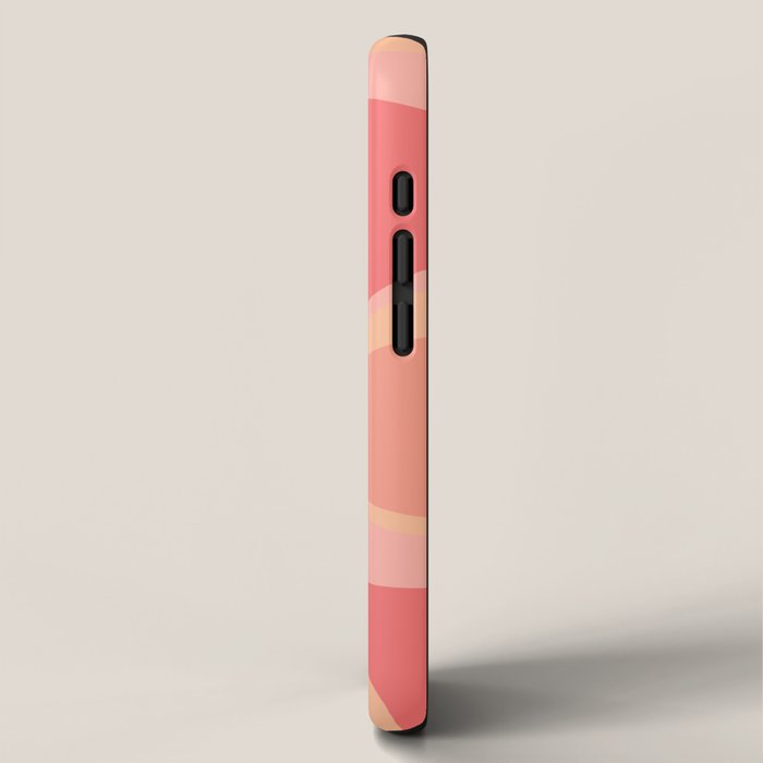 Peach Pink Abstract Trippy Dream Pattern iPhone Case Gallery Image 2