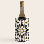 Black and white marble Moroccan mosaic Wine Chiller Gallery Image 1