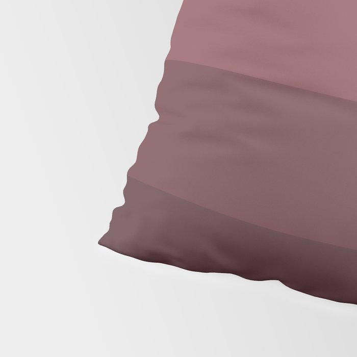 Minimal Retro Sunset Sunrise - Burgundy Ruby Red Pillow Sham Gallery Image 4