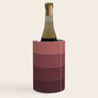 Minimal Retro Sunset Sunrise - Burgundy Ruby Red Wine Chiller Gallery Image 1