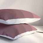 Minimal Retro Sunset Sunrise - Burgundy Ruby Red Pillow Sham Gallery Image 3