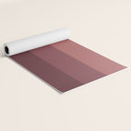 Minimal Retro Sunset Sunrise - Burgundy Ruby Red Yoga Mat Gallery Image 2