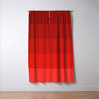 Red Striped Color Gradient Window Curtain Gallery Image 3