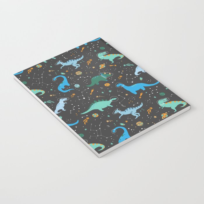 Dinosaurs in Space in Blue Notebook Gallery Image 3