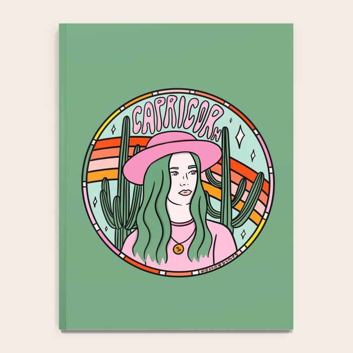 Capricorn Cowgirl Notebook Gallery Image 4