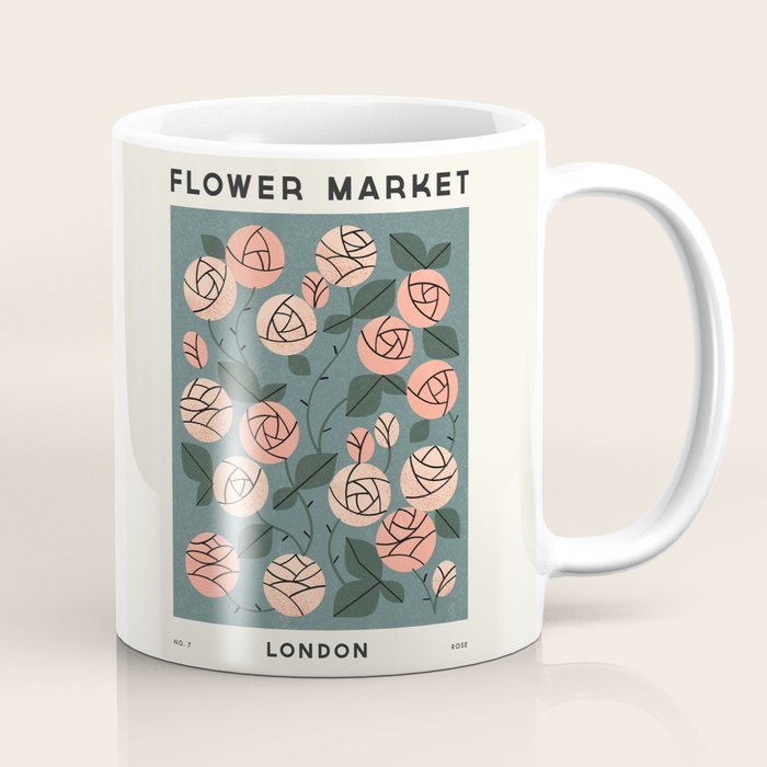 Flower Market No. 7 Coffee Mug Gallery Image 1
