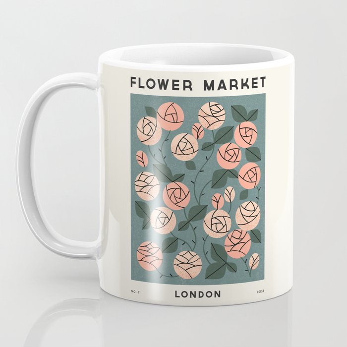 Flower Market No. 7 Coffee Mug Gallery Image 3