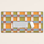 Autumn Breeze Checks Desk Mat Gallery Image 1
