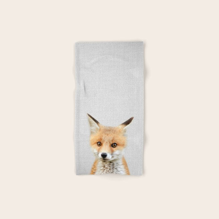 Baby Fox - Colorful Hand & Bath Towel Gallery Image 1