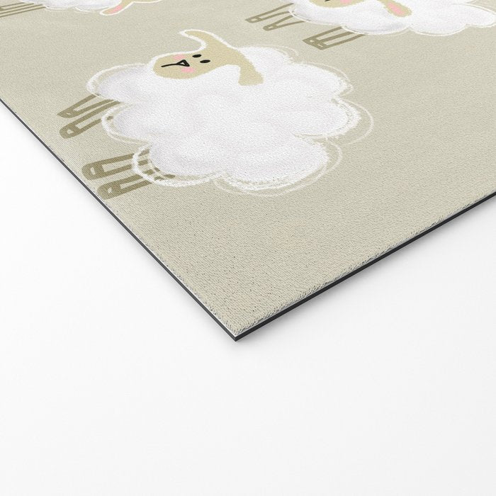 Herd of sheep Welcome Mat Gallery Image 2