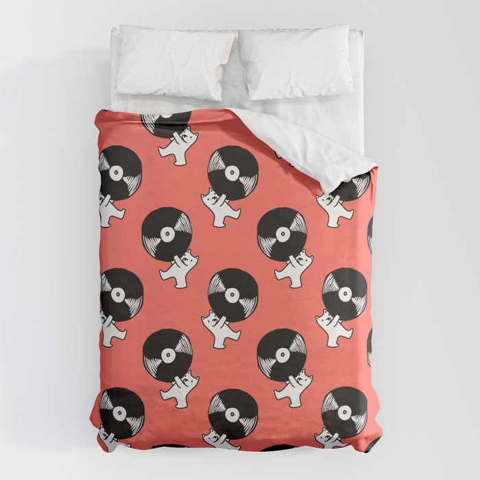 Record bear Duvet Cover Gallery Image 1