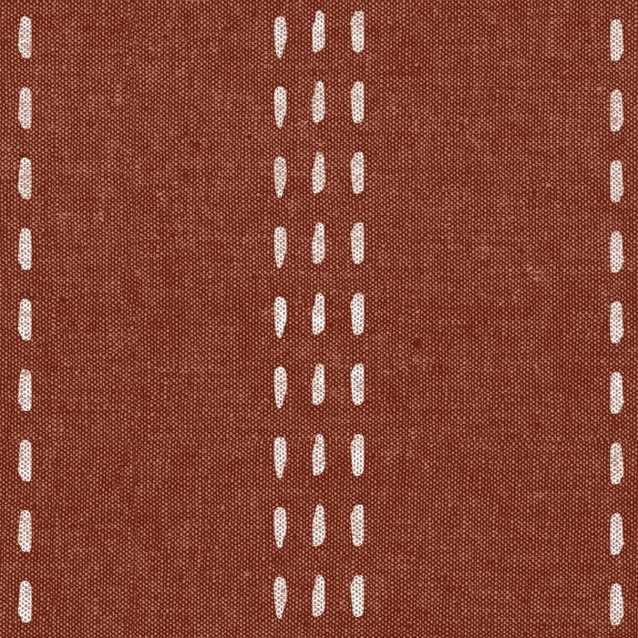 boho vertical stitch - rust Coffee Mug Gallery Image 2