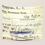 Library Card 828 The Enormous Room Wall Tapestry Gallery Image 4