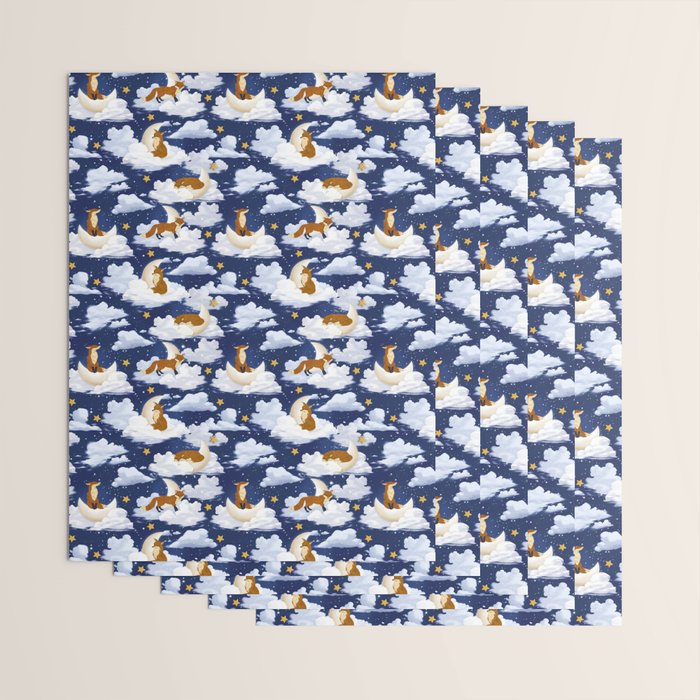 Enchanted Fox Moons Wrapping Paper Gallery Image 3