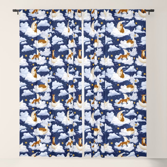 Enchanted Fox Moons Window Curtain Gallery Image 5