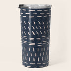 Mudcloth Distress Denim Travel Mug Gallery Image 3