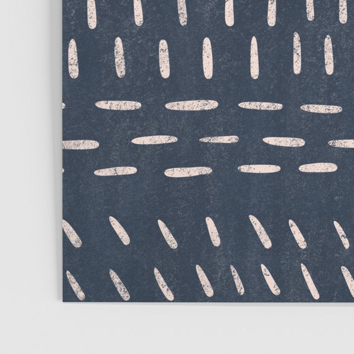 Mudcloth Distress Denim Poster Gallery Image 3