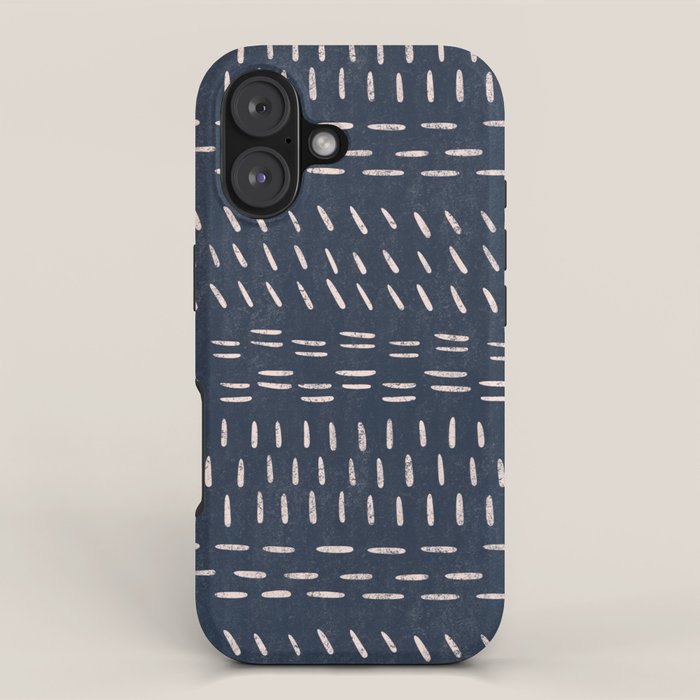 Mudcloth Distress Denim iPhone Case Gallery Image 1