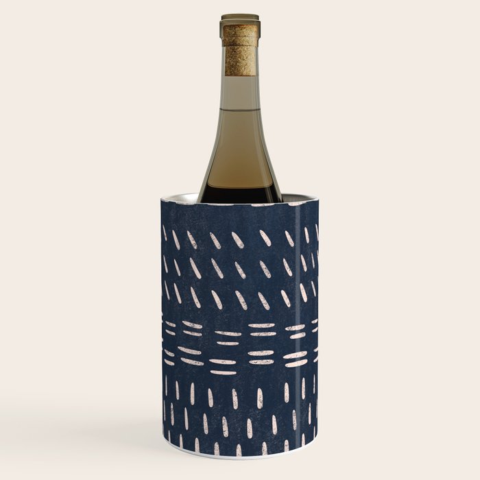 Mudcloth Distress Denim Wine Chiller Gallery Image 3