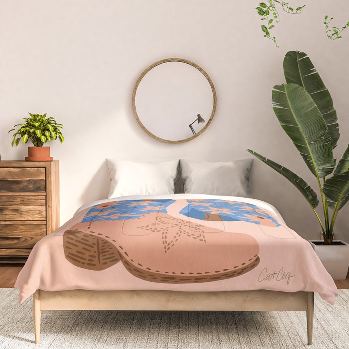 Cowgirl Boots â Blue & Peach Comforter Gallery Image 3