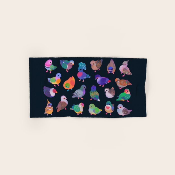 Wild pigeon - name Bath Towel Gallery Image 1