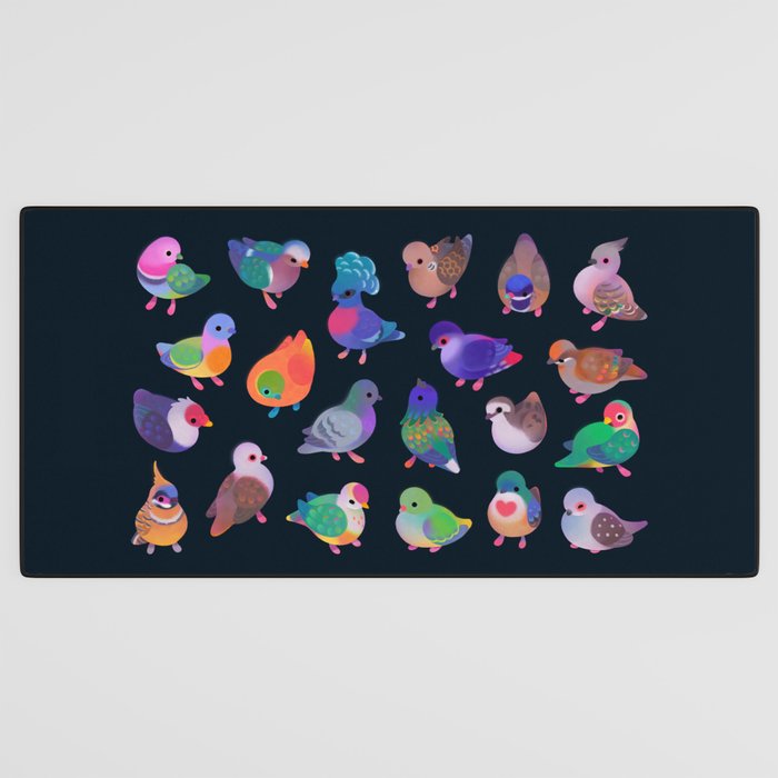 Wild pigeon - name Desk Mat Gallery Image 3