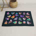 Wild pigeon - name Rug Gallery Image 1