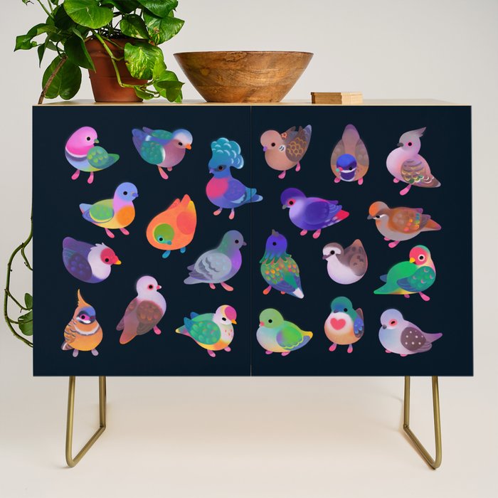 Wild pigeon - name Credenza Gallery Image 1