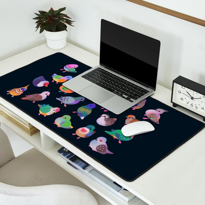 Wild pigeon - name Desk Mat Gallery Image 2
