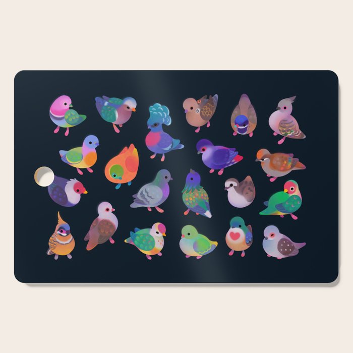 Wild pigeon - name Cutting Board Gallery Image 1