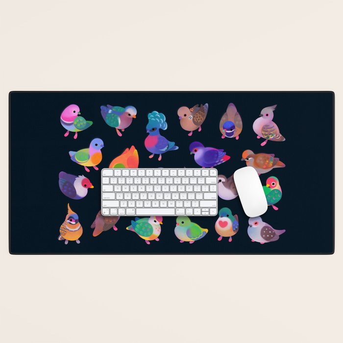 Wild pigeon - name Desk Mat Gallery Image 1