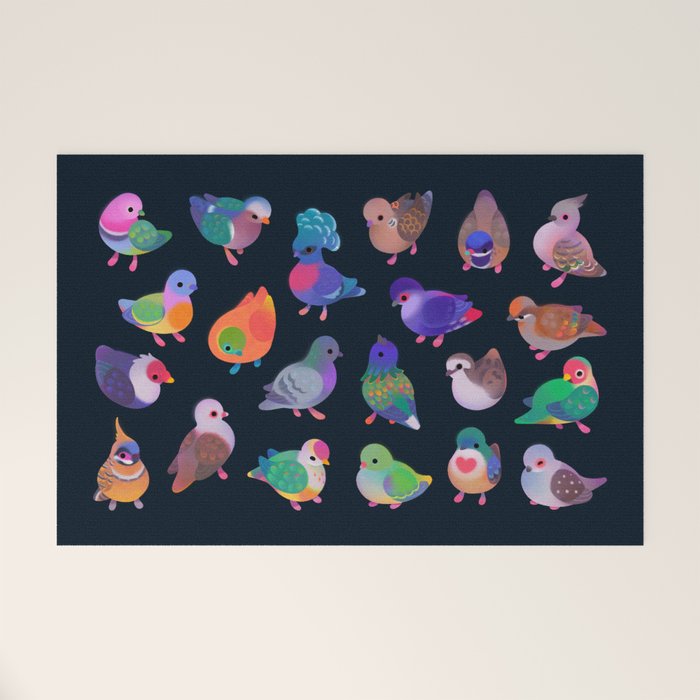 Wild pigeon - name Welcome Mat Gallery Image 1