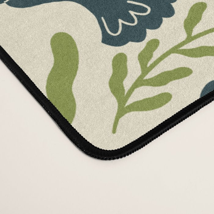 Spring Black Birds Desk Mat Gallery Image 4