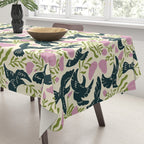 Spring Black Birds Tablecloth Gallery Image 3